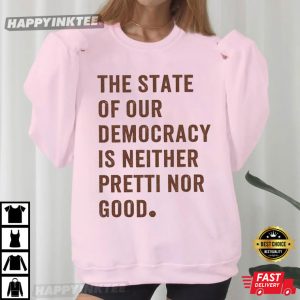 Abolish ICE Democracy Justice for Renee Good Alex Pretti Liberal Protest T Shirt (3)