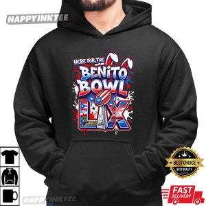 Here For The Benito Bowl Team Bad Bunny Football T Shirt (4)