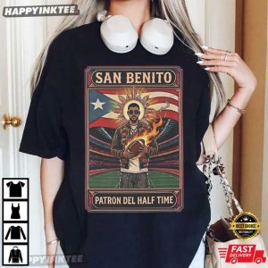San Benito Patron Del Halftime Bad Bunny Football Show T Shirt (2)