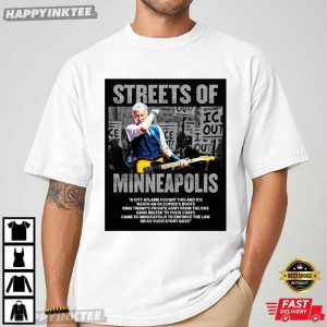 Bruce Springsteen Streets Of Minneapolis Abolish ICE T Shirt (1)