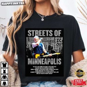 Bruce Springsteen Streets Of Minneapolis Abolish ICE T Shirt (2)