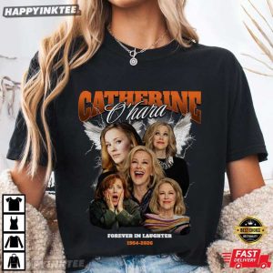 Catherine O'Hara Tribute Memorial Retro Fan Gift T Shirt (1)