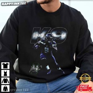 K9 Kenneth Walker III Seattle Running Back Throwback Football NFL T Shirt (3)