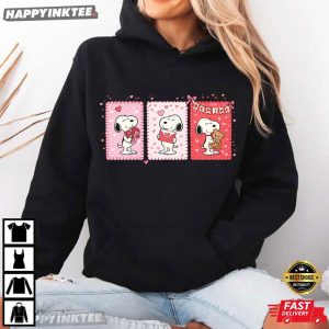 Cute Snoopy Love Romantic Happy Valentine's Day T Shirt (2)