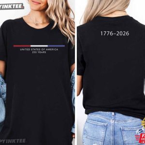 United States Of America 250 Years Patriotic 4th of July Gift T Shirt (1)