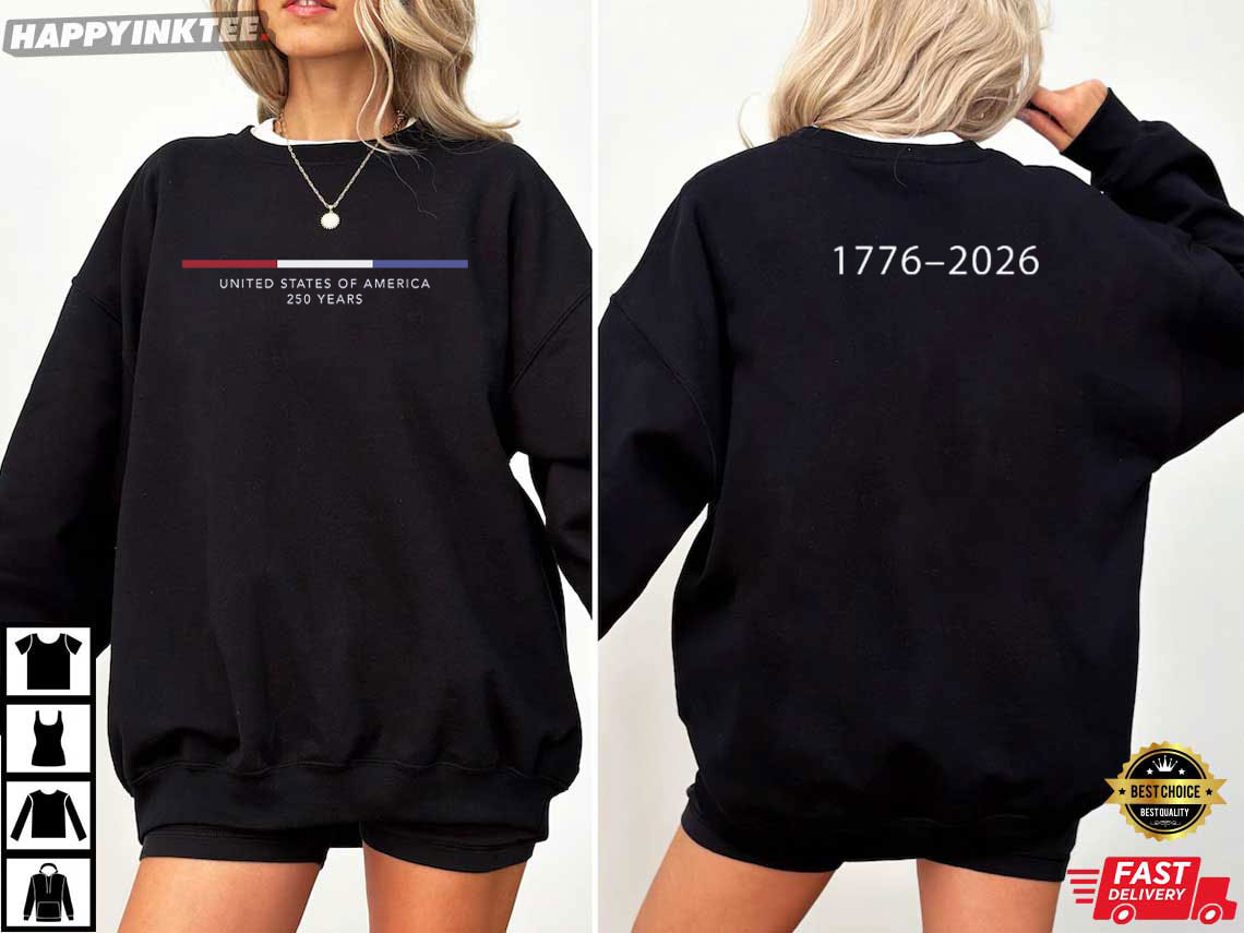 United States Of America 250 Years Patriotic 4th of July Gift T-Shirt United States Of America 250 Years Patriotic 4th of July Gift T-Shirt