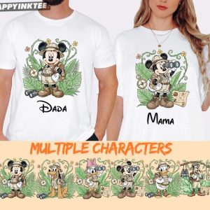 Disney Mickey And Friends Kingdom Custom Matching Family T Shirt (2)