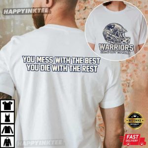 New England Patriots Helmet Warriors Come Out To Play Football T Shirt (3)