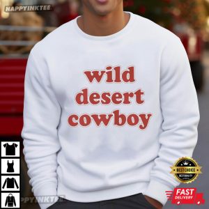 Wild Desert Cowboy Retro Western Graphic T Shirt (1)