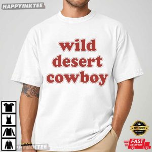 Wild Desert Cowboy Retro Western Graphic T Shirt (2)