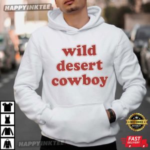 Wild Desert Cowboy Retro Western Graphic T Shirt (3)