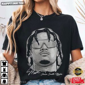 Jaxon Smith Njigba Middle Finger MVP NE Pats T Shirt (2)