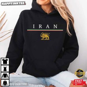 Iran Lion And Sun Iranian Flag T Shirt (4)