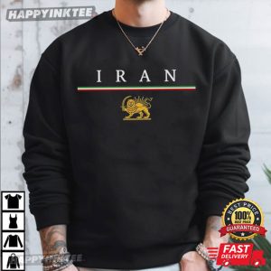 Iran Lion And Sun Iranian Flag T Shirt (3)