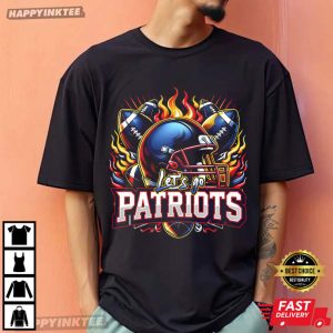 Let’s Go Patriots Football Mascot Sports T-Shirt