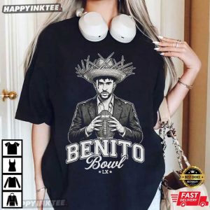 Benito Bowl Latin Music Halftime Show Puerto Rico Football T Shirt (1)