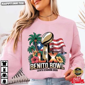 Benito Bowl Levi's Stadium 2026 Football Show T Shirt (2)