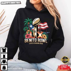 Benito Bowl Levi's Stadium 2026 Football Show T Shirt (3)