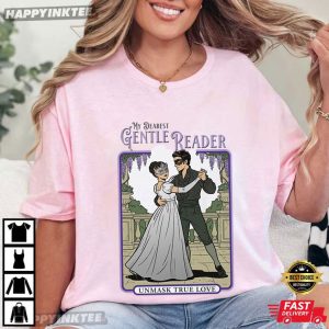 My Dearest Gentle Reader Mask Dance Bridgerton Inspired T Shirt (1)