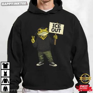 Ice Out Frog Bad Portland Bunny Protest Abolish Ice T Shirt (4)
