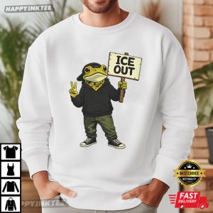 Ice Out Frog Bad Portland Bunny Protest Abolish Ice T Shirt (3)
