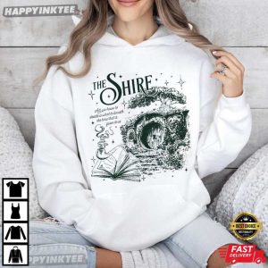 The Shire LOTR Fantasy Book Lover Bookish Gift T Shirt (4)