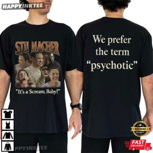 Stu Macher It’s a Scream Baby Scream Movie Graphic T-Shirt