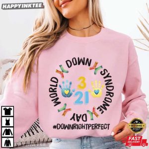 World Down Syndrome Day Awareness Support Squad T Shirt (1)