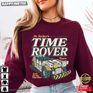 Dr. Seeker's Time Rover Tours Dinosaur Ride Disney Animal T Shirt (4)