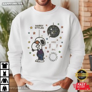 Harry Styles Snoopy Kiss All The Time Disco Ball Music Gift T Shirt (3)