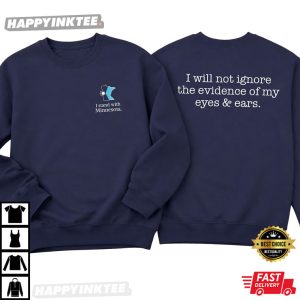 I Stand With Minnesota Support Immigrants Human Rights T Shirt (1)