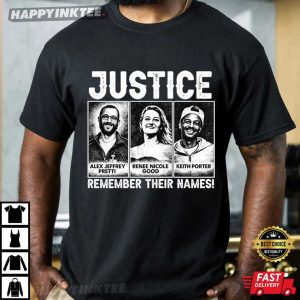 Justice Remember Their Names Human Rights Abolish Ice T Shirt (2)