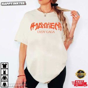 Lady Gaga Mayhem Tour Music Fan Gift T Shirt (2)