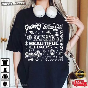 Katseye Beautiful Chaos Kpop Music Tour T-Shirt