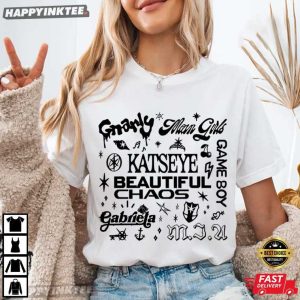 Katseye Beautiful Chaos Kpop Music Tour T Shirt (2)