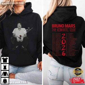 Bruno Mars The Romantic Tour 2026 Music Fan Gift T Shirt (3)