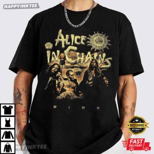 Alice In Chains Dirt Rock Band Vintage 90s Music T-Shirt