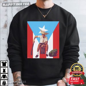 Puerto Rico Flag Benito Martinez Ocasio Fan Artistic Graphic T Shirt (3)