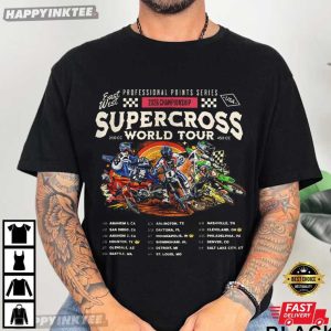 Supercross 2026 Championship World Tour Motocross Racing T-Shirt