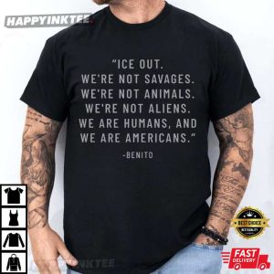 Bad Bunny Ice Out Grammys Speech Anti Ice T Shirt (1)