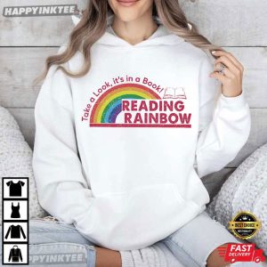 Reading Rainbow Take a Look It's In A Book Bookworm T Shirt (4)