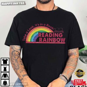 Reading Rainbow Take a Look It's In A Book Bookworm T Shirt (1)