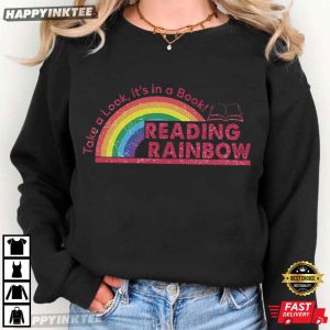 Reading Rainbow Take a Look It's In A Book Bookworm T Shirt (3)