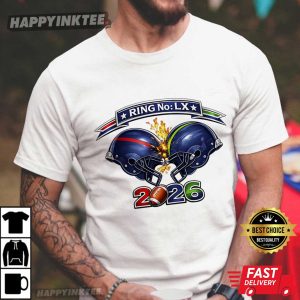 Football Rivalry Seattle Vs New England Super Bowl LX T Shirt (4)