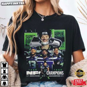 Seattle Seahawks NFL NFC Champions Super Bowl LX T Shirt (4)