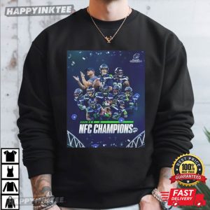 Seattle Seahawks 2025 NFC Champions Super Bowl LX T Shirt (3)