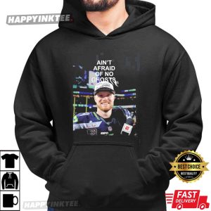 Sam Darnold Seahawks 2026 Super Bowl LX Champs Ain't Afraid Of No Ghosts T Shirt (1)