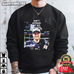 Sam Darnold Seahawks 2026 Super Bowl LX Champs Ain't Afraid Of No Ghosts T Shirt (3)
