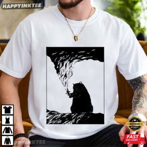 Fat Cat Fire Swords Funny Cat Lover T Shirt (2)