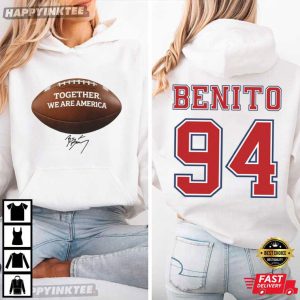 Together We Are America 94 Benito Bowl Football T Shirt (2)